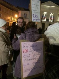 Rassemblement Devant La Mairie Avant Le Conseil Municipal Du 12 Février - 1